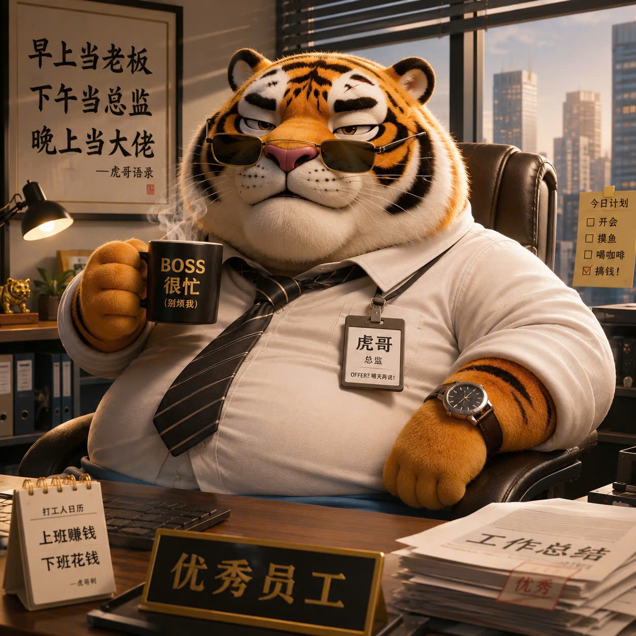 🐯 A Hổ Béo Dân Văn Phòng ☕